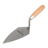 Pointing Brick Trowel With Wooden Handle Bricklaying Tool 7-inch X 3-inch (178mm X 76mm)